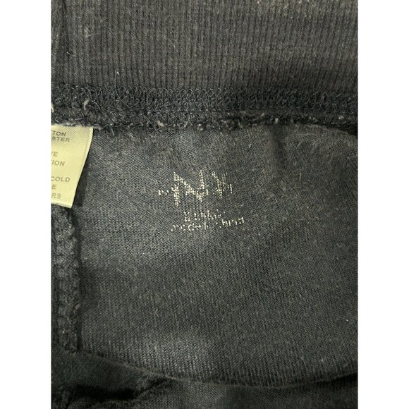 Two-Piece Navy Velour Zip-Up Tracksuit With High Collar Elastic Waist Sz M/L - Picture 11 of 16